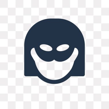 Süper kahraman vektör simge şeffaf arka plan üzerinde süper kahraman saydamlık kavramı izole kullanılan web ve mobil olabilir