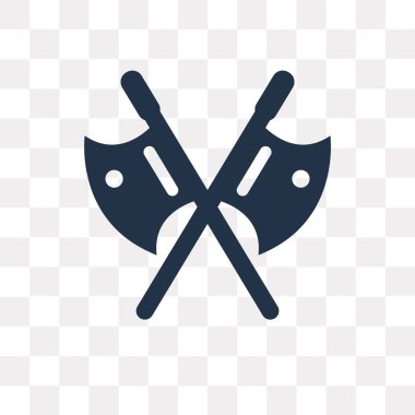 Saydam arka plan üzerinde balta saydamlık kavramı izole balta vektör simge kullandığınız web ve mobil olabilir