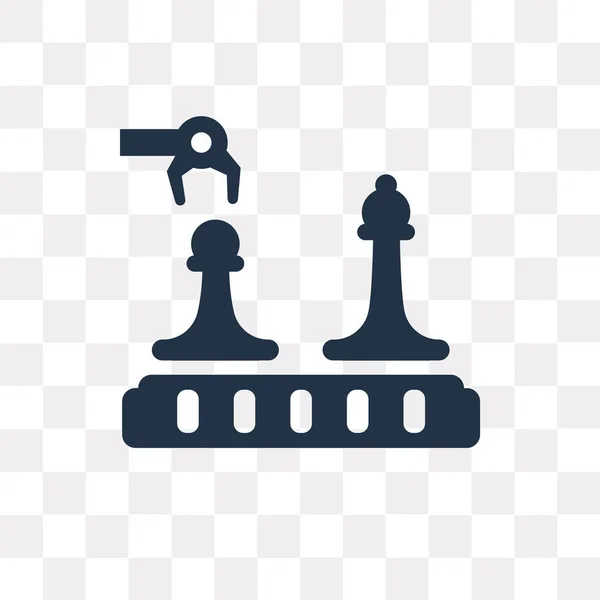 Σκάκι Εικονίδιο Διάνυσμα Απομονώνονται Διαφανές Φόντο Σκάκι Διαφάνεια Έννοια Μπορεί — Διανυσματικό Αρχείο