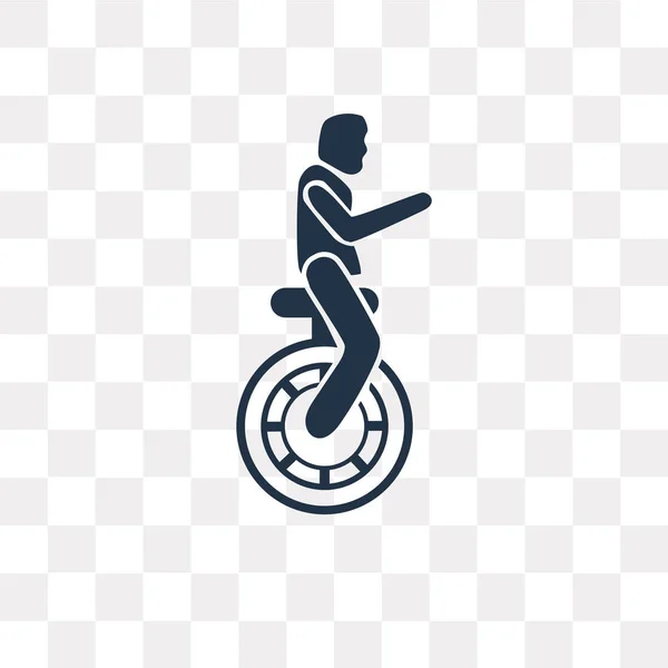 Mann Radfahren Vektor Symbol Isoliert Auf Transparentem Hintergrund Mann Radfahren — Stockvektor