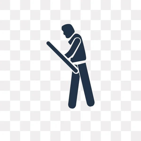 Чоловік Кидаючи Javelin Векторні Значки Ізольовані Прозорому Фоні Людина Кидаючи — стоковий вектор