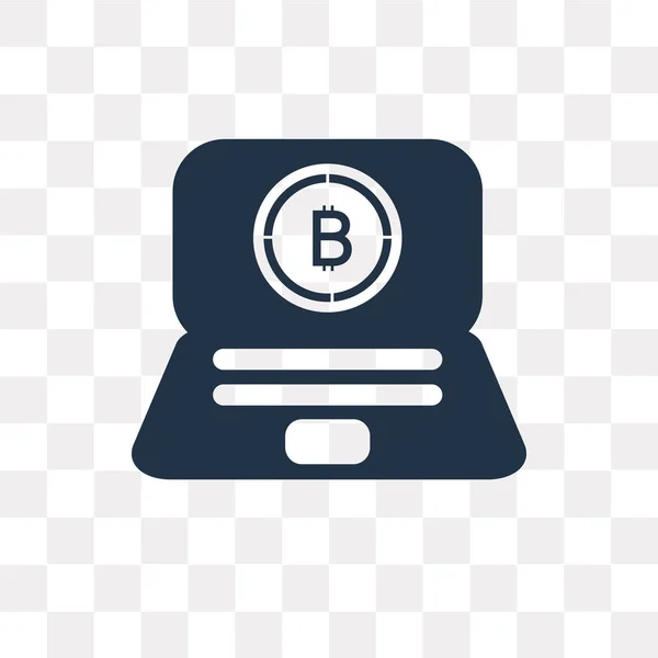 Blockchain Icono Vectorial Aislado Sobre Fondo Transparente Concepto Transparencia Blockchain — Vector de stock
