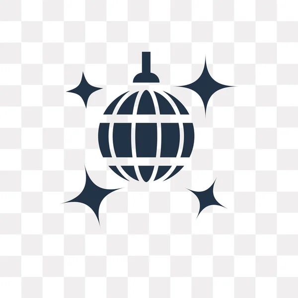 Saydam arka plan üzerinde ayna topu saydamlık kavramı izole ayna top vektör simge kullandığınız web ve mobil olabilir