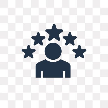 Kullandığınız web ve Mobil Kullanıcı vektör simge şeffaf arka plan üzerinde Kullanıcı saydamlık kavramı izole olabilir