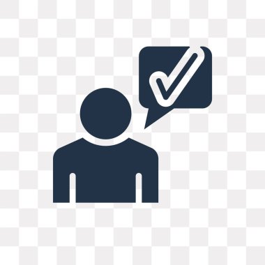 Saydam arka plan üzerinde övgüleri saydamlık kavramı izole bonservis vektör simge kullandığınız web ve mobil olabilir