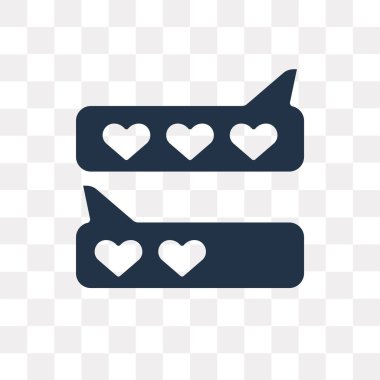 Vektör simgesi üzerinde şeffaf arka plan izole değerlendirme, derecelendirme saydamlık kavramı kullanılan web ve mobil olabilir