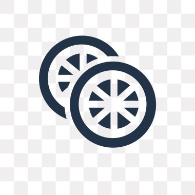 Saydam arka plan üzerinde turuncu şeffaflık kavramı izole turuncu vektör simge kullandığınız web ve mobil olabilir