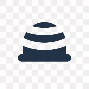 Saydam arka plan üzerinde Bosu topu saydamlık kavramı izole Bosu topu vektör simge kullandığınız web ve mobil olabilir