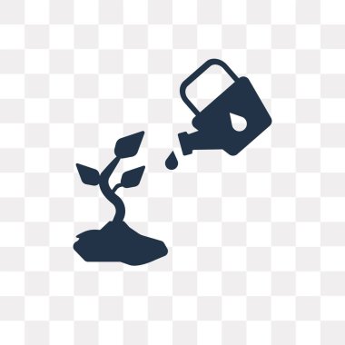 Vektör simgesi üzerinde şeffaf arka plan izole Bahçe, Bahçe saydamlık kavramı kullanılan web ve mobil olabilir