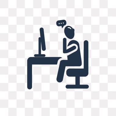 Kullandığınız web ve mobil öğrenci vektör simge şeffaf arka plan üzerinde öğrenci saydamlık kavramı izole olabilir