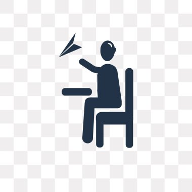 Kullandığınız web ve mobil öğrenci vektör simge şeffaf arka plan üzerinde öğrenci saydamlık kavramı izole olabilir