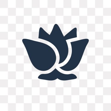 Saydam arka plan üzerinde Lotus saydamlık kavramı izole lotus vektör simge kullandığınız web ve mobil olabilir
