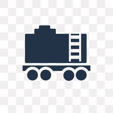 Saydam arka plan üzerinde Tank saydamlık kavramı izole tank vektör simge kullandığınız web ve mobil olabilir