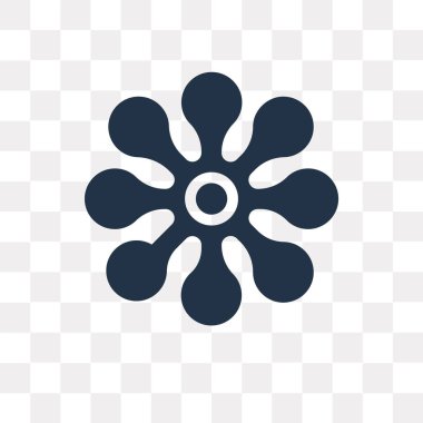 Saydam arka plan üzerinde izole vektör simge ağ, ağ saydamlık kavramı kullanılan web ve mobil olabilir