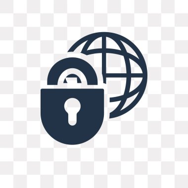 Kullandığınız web ve Mobil Internet vektör simge şeffaf arka plan üzerinde Internet saydamlık kavramı izole olabilir