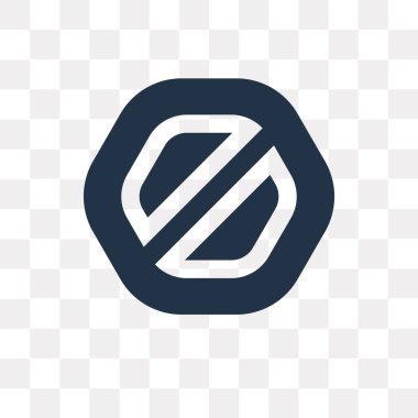 Saydam arka plan üzerinde yasağı saydamlık kavramı izole yasağı vektör simge kullandığınız web ve mobil olabilir