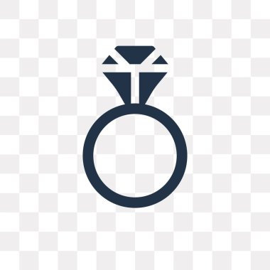 Saydam arka plan üzerinde yüzük saydamlık kavramı izole yüzük vektör simge kullandığınız web ve mobil olabilir