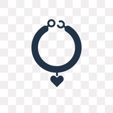 İnci kolye vektör simge şeffaf arka plan üzerinde inci kolye saydamlık kavramı izole kullanılan web ve mobil olabilir