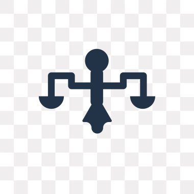 Saydam arka plan üzerinde denge saydamlık kavramı izole denge vektör simge kullandığınız web ve mobil olabilir