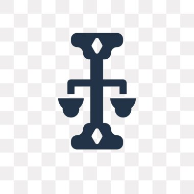 Saydam arka plan üzerinde terazi saydamlık kavramı izole terazi vektör simge kullandığınız web ve mobil olabilir