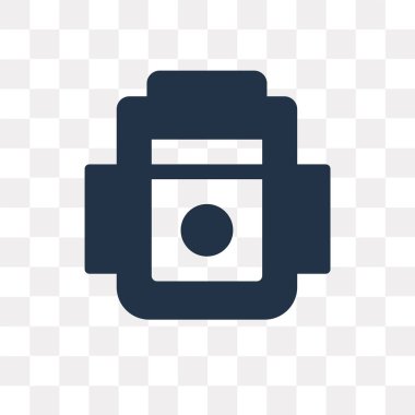 Saydam arka plan üzerinde kalkan saydamlık kavramı izole kalkan vektör simge kullandığınız web ve mobil olabilir