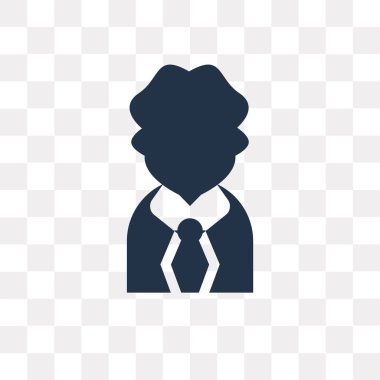 Saydam arka plan üzerinde avukat saydamlık kavramı izole avukat vektör simge kullandığınız web ve mobil olabilir