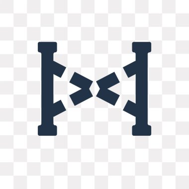 Saydam arka plan üzerinde suç sahne saydamlık kavramı izole suç sahne vektör simge kullandığınız web ve mobil olabilir