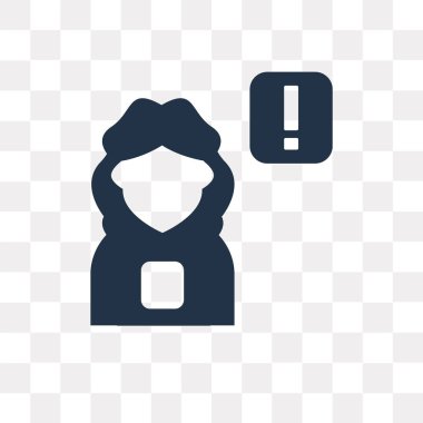 Saydam arka plan üzerinde tanık saydamlık kavramı izole tanık vektör simge kullandığınız web ve mobil olabilir