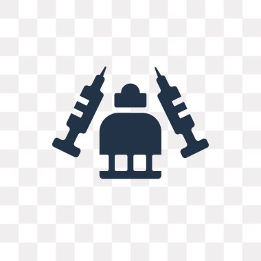 Uyuşturucu şeffaf arka plan üzerinde izole simge vektör, uyuşturucu saydamlık kavramı kullanılan web ve mobil olabilir