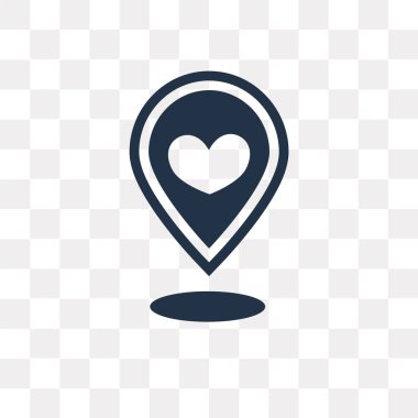 Saydam arka plan üzerinde konumu saydamlık kavramı izole konum vektör simge kullandığınız web ve mobil olabilir