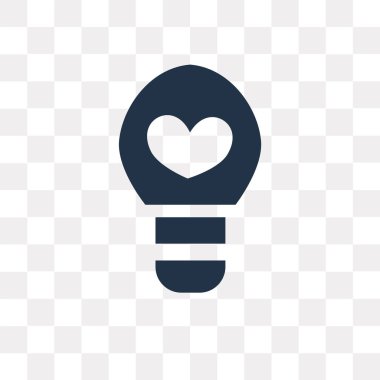 Saydam arka plan üzerinde ışık saydamlık kavramı izole ışık vektör simge kullandığınız web ve mobil olabilir