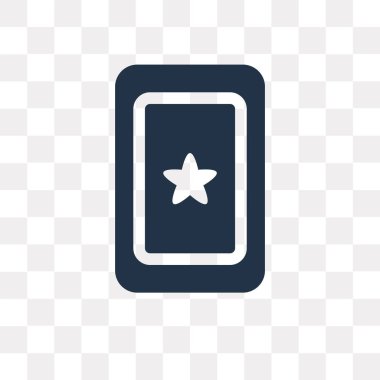 Saydam arka plan üzerinde Tarot saydamlık kavramı izole tarot vektör simge kullandığınız web ve mobil olabilir