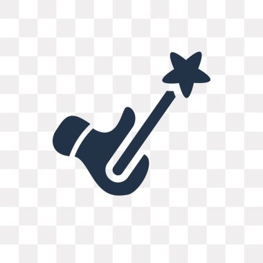 Saydam arka plan üzerinde değnek saydamlık kavramı izole değnek vektör simge kullandığınız web ve mobil olabilir