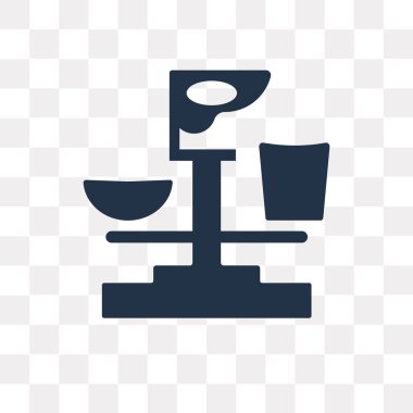 Saydam arka plan üzerinde ağırlık saydamlık kavramı izole ağırlık vektör simge kullandığınız web ve mobil olabilir