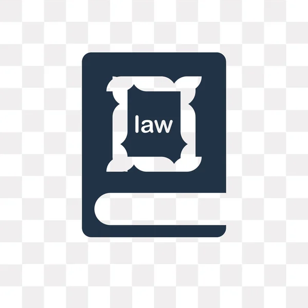 Gesetzesbuch Vektor Symbol Isoliert Auf Transparentem Hintergrund Gesetzesbuch Transparenzkonzept Kann — Stockvektor