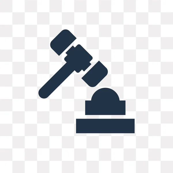 Bíró Vector Icon Elszigetelt Átlátszó Háttér Bíró Átláthatósági Koncepció Lehet — Stock Vector
