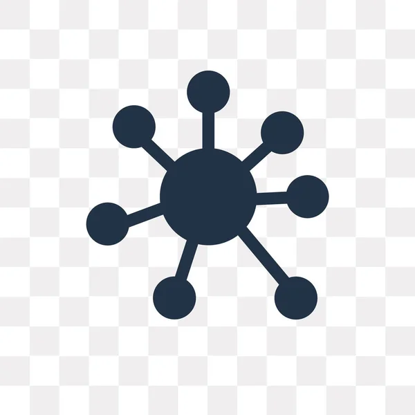Netzwerk Vektor Symbol Isoliert Auf Transparentem Hintergrund Netzwerk Transparenz Konzept — Stockvektor
