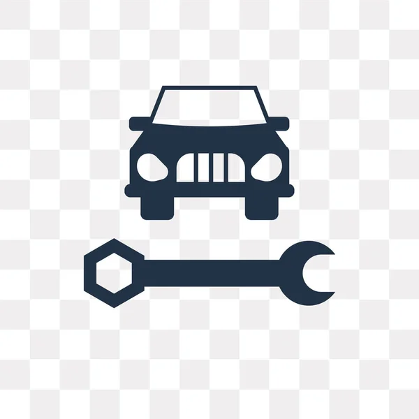 Auto Ikonou Klíče Vektor Izolované Průhledné Pozadí Auto Konceptem Transparentnosti — Stockový vektor