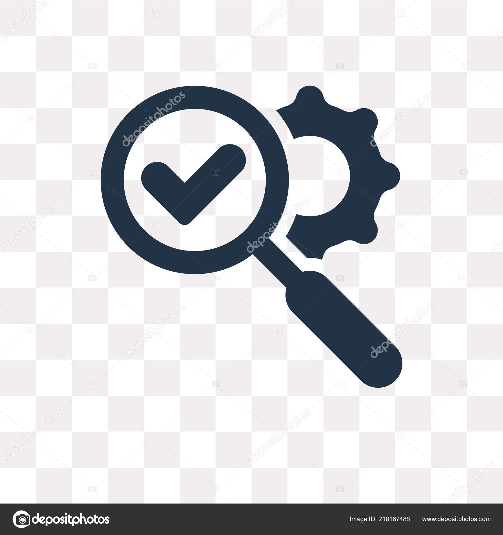 Validate Vector Icon Isolated Transparent Background Validate Transparency  Concept Can Stock Vector by ©MMvector 218167488