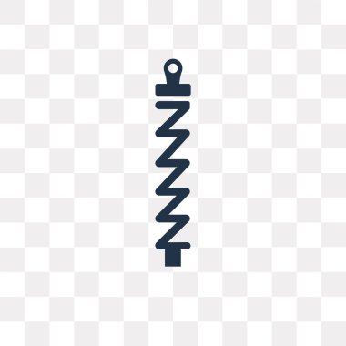 Saydam arka plan üzerinde fermuar saydamlık kavramı izole fermuar vektör simge kullandığınız web ve mobil olabilir