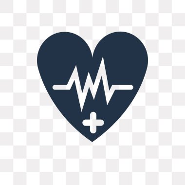 Yaşam çizgisi vektör simge şeffaf arka plan üzerinde yaşam çizgisi saydamlık kavramı izole kullanılan web ve mobil olabilir