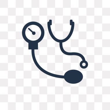 Kan basıncı vektör simge şeffaf arka plan üzerinde kan basıncı saydamlık kavramı izole kullanılan web ve mobil olabilir