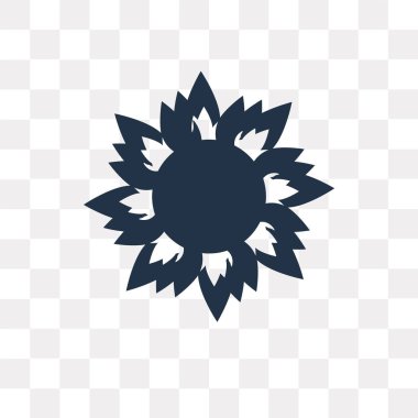 Yakıcı güneş vektör simge şeffaf arka plan üzerinde yanan güneş saydamlık kavramı izole kullanılan web ve mobil olabilir