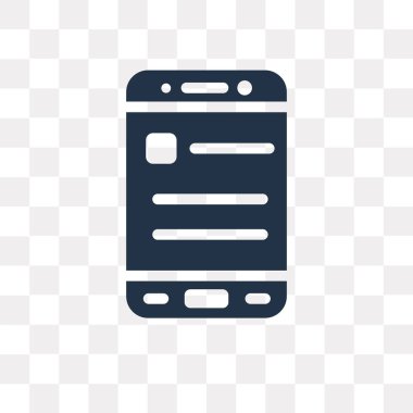 Kullandığınız web ve mobil uygulama vektör simge şeffaf arka plan üzerinde uygulama saydamlık kavramı izole olabilir