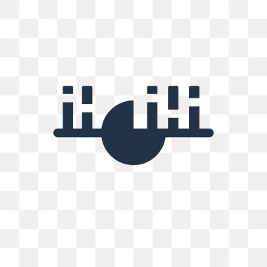 Saydam arka plan üzerinde grafik saydamlık kavramı izole grafik vektör simge kullandığınız web ve mobil olabilir