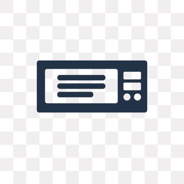 Saydam arka plan üzerinde çek saydamlık kavramı izole çek vektör simge kullandığınız web ve mobil olabilir