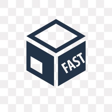 Saydam arka plan üzerinde saydamlık kavramı kutu izole kutusu vektör simge kullandığınız web ve mobil olabilir