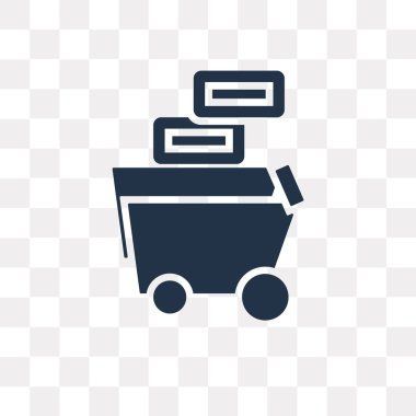 Saydam arka plan üzerinde arabası saydamlık kavramı izole arabası vektör simge kullandığınız web ve mobil olabilir