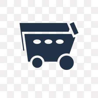 Saydam arka plan üzerinde arabası saydamlık kavramı izole arabası vektör simge kullandığınız web ve mobil olabilir