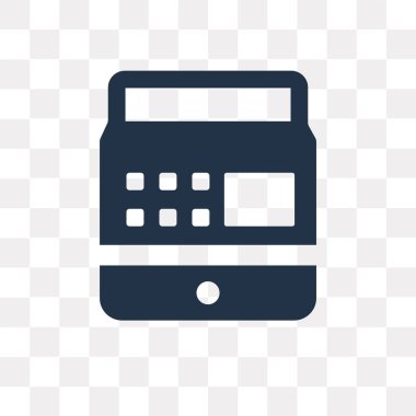 Vektör simgesi üzerinde şeffaf arka plan izole kasa, kasa saydamlık kavramı kullanılan web ve mobil olabilir